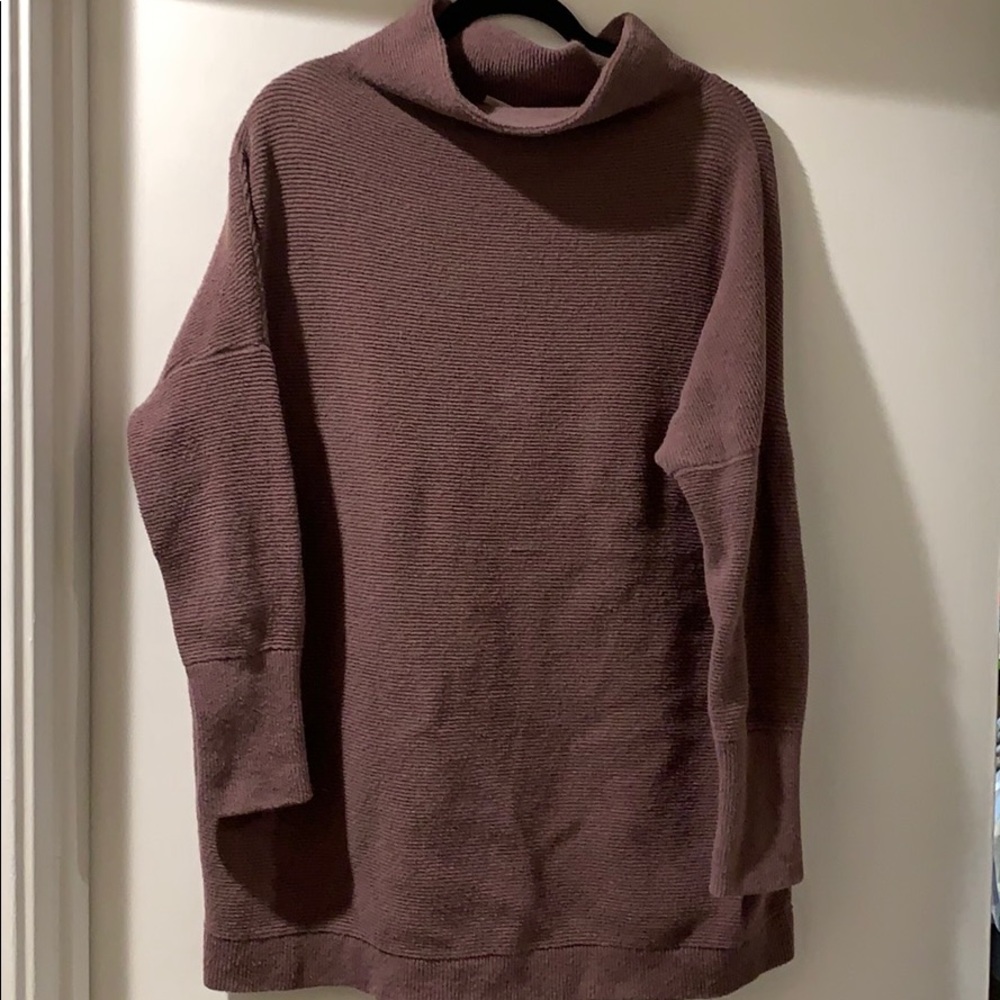 Cozy funnel-neck free people sweatshirt